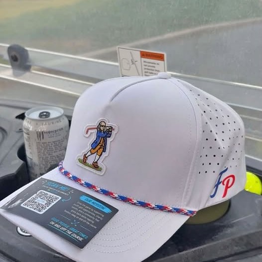 ForePlay Club hat with embroidered golfer patch